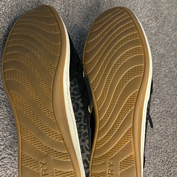 Sperry Black cheetah print shoes perfect condition never worn ! - Picture 2 of 6